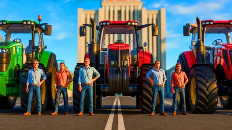 La colère gronde à Lille : la Coordination rurale envahit la ville avec une armada de tracteurs pour dénoncer la crise des engrais