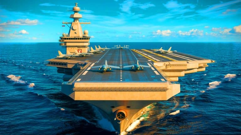 La France crée la sensation : découvrez ce porte-avions colosse de 80 000 tonnes qui laisse l&rsquo;Europe sans voix avec sa puissance inégalée