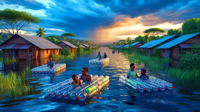 Montée inexorable des eaux : ce drame bouleversant qui menace le quotidien des Burundais au bord du lac Tanganyika, luttant contre un désastre naturel implacable