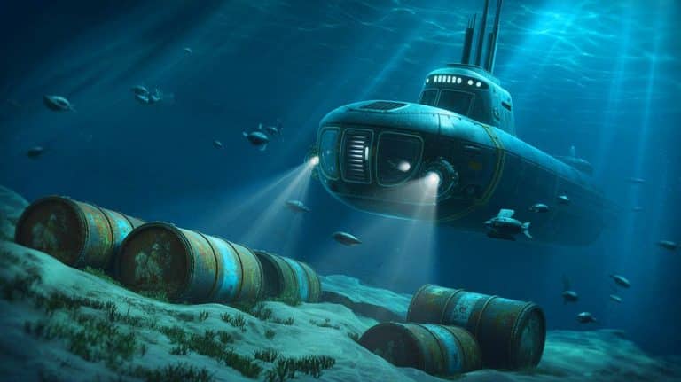 Plongée dans l&rsquo;oubli : ces 200 000 fûts radioactifs largués en mer qui réveillent le cauchemar nucléaire français avec des conséquences inimaginables