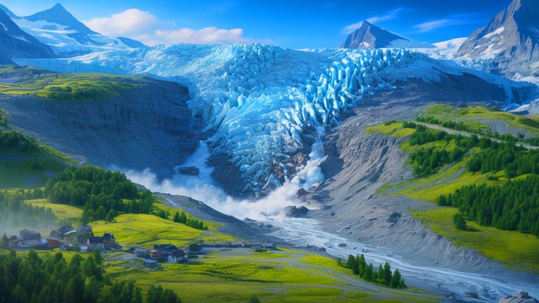 Un effondrement dévastateur révèle l&rsquo;effroyable vérité sur la disparition du glacier du Birch en Suisse : un désastre climatique sans précédent