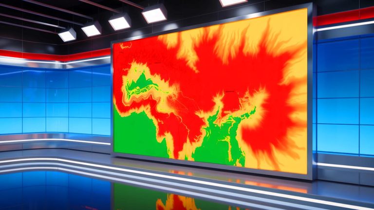 Alerte rouge : comment ces chaînes de télévision modifient les cartes météo pour intensifier la peur de la canicule en France cet été