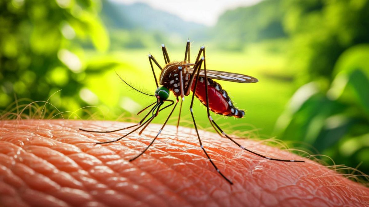 Illustration de la propagation précoce du chikungunya en métropole. Image réalisée par IA.