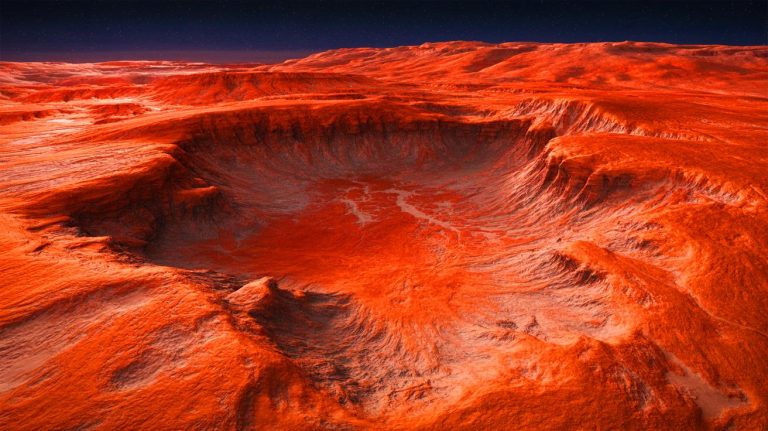 Ce cratère martien révèle un passé aquatique bouleversant : découvrez les secrets enfouis qui pourraient tout changer sur la vie extraterrestre