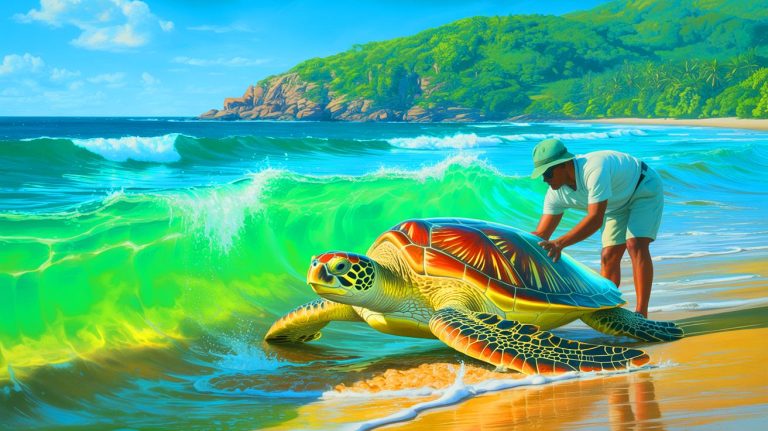 Ces héros méconnus de la côte kényane : la petite ONG qui sauve des milliers de tortues marines menacées par les braconniers et le changement climatique