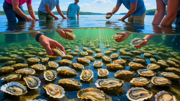 Ces volontaires américains élèvent des millions d&rsquo;huîtres pour purifier les océans et sauver notre planète menacée par la pollution marine galopante