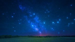 Illustration de l'observation des étoiles durant les nuits estivales. Image réalisée par IA.