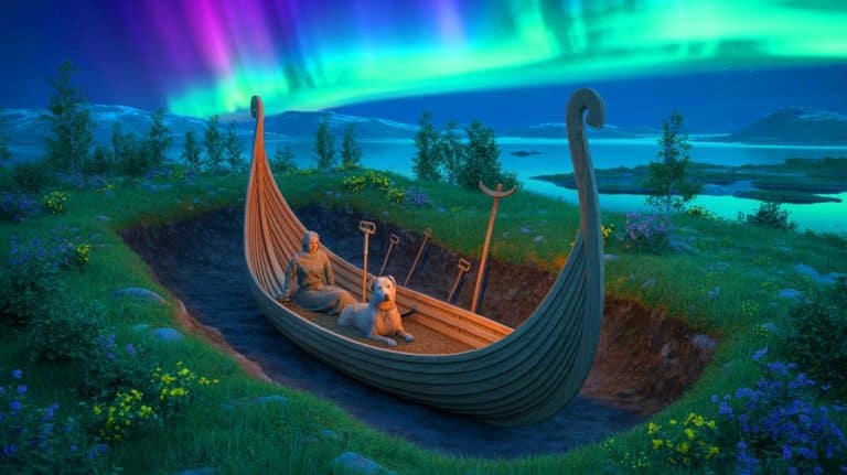 Cette découverte stupéfiante : une femme viking reposait avec son chien dans un bateau il y a 1100 ans, révélant un rituel funéraire fascinant