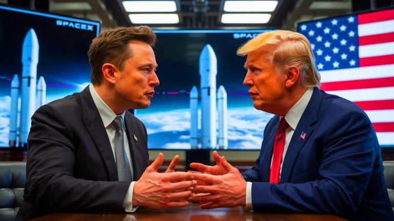 Crise imminente : la relation SpaceX-USA menace de s&rsquo;effondrer, plongeant le monde dans l&rsquo;incertitude face au duel explosif entre Trump et Musk