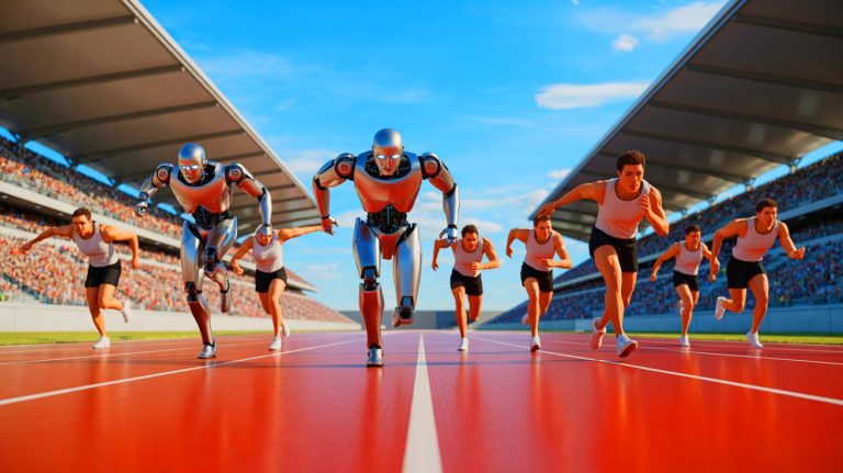 Des robots infiltrent le sport de haut niveau : ce bouleversement technologique redéfinit l&rsquo;effort humain et inquiète les athlètes