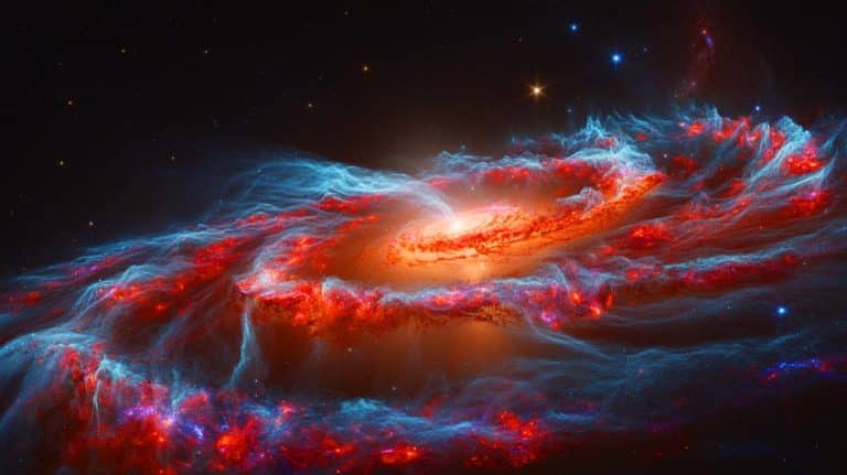 Éblouissant spectacle céleste : découvrez ces fascinantes images des gaz tourbillonnants et des lignes magnétiques mystérieuses de notre galaxie