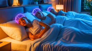 Illustration de l'étude sur le lien entre le sommeil et les éclairs de génie. Image réalisée par IA.