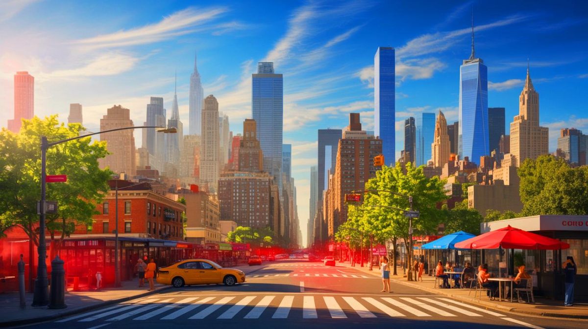 La canicule infernale : cette vague de chaleur inédite enflamme 160 millions d’Américains sous des températures suffocantes atteignant 45 degrés Celsius Illustration de la vague de chaleur extrême touchant 160 millions d'habitants aux États-Unis. Image réalisée par IA.