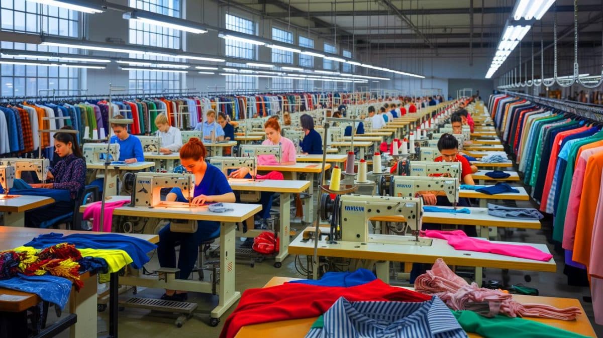 Illustration de l'impact environnemental de l'ultra fast fashion par Shein. Image réalisée par IA.