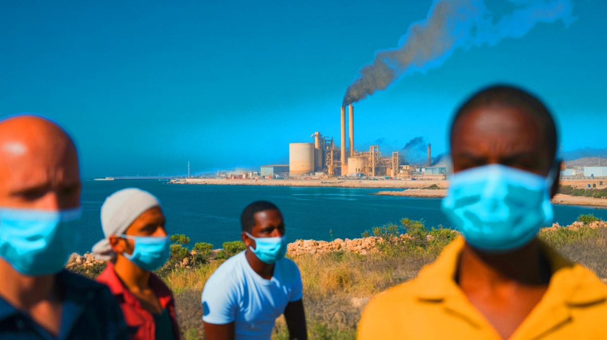 « La ville agonise » : ce drame écologique en Tunisie où la pollution au phosphate menace la vie et appelle désespérément à l’aide internationale Illustration de la pollution industrielle à Gabès, en Tunisie. Image réalisée par IA.
