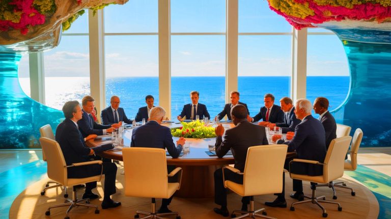 La ville de Nice sous haute tension : Emmanuel Macron réunit les dirigeants du monde pour un sommet crucial sur l&rsquo;avenir des océans