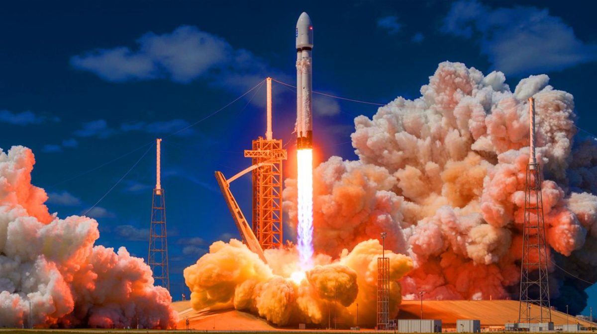 Illustration de l'explosion du Starship lors de tests au sol. Image réalisée par IA.