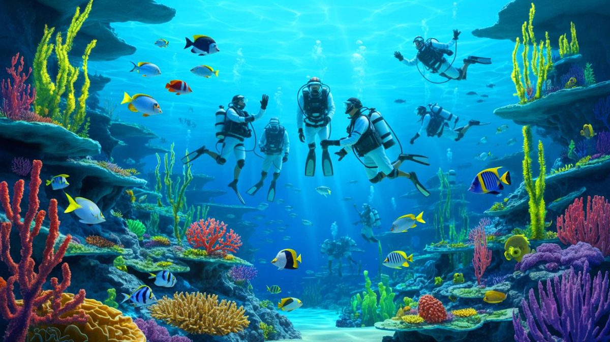 Illustration de l'initiative IPOS pour la gouvernance durable des océans. Image réalisée par IA.