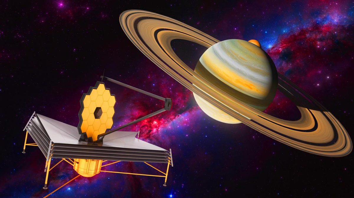 Illustration de la première exoplanète, TWA 7b, découverte par le télescope spatial James-Webb. Image réalisée par IA.