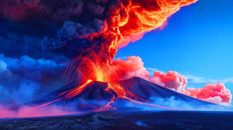 Quand l&rsquo;Etna se déchaîne : ce volcan colossal embrase le ciel avec son impressionnant nuage de cendres et de gaz en éruption dramatique