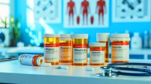 Illustration de médicaments anti-obésité disponibles pour prescription par tous les médecins en France. Image réalisée par IA.