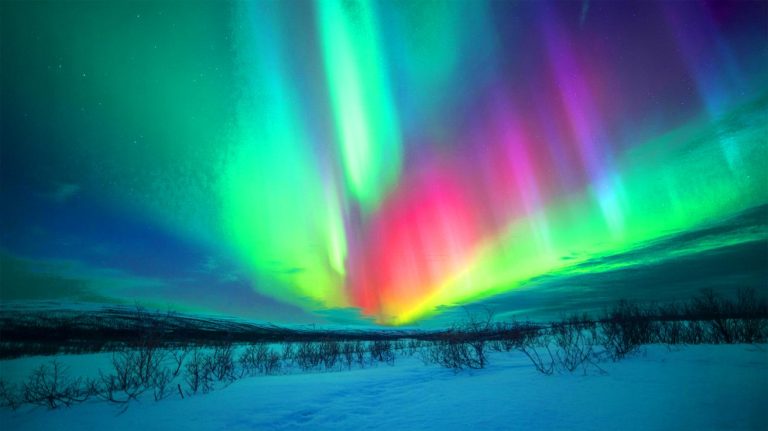 Un phénomène céleste époustouflant : découvrez ces incroyables aurores boréales qui illuminent le ciel nocturne avec des couleurs magnétiques et mystiques
