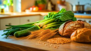 Illustration de la présence de cadmium dans l'alimentation et son impact sur la santé publique. Image réalisée par IA.