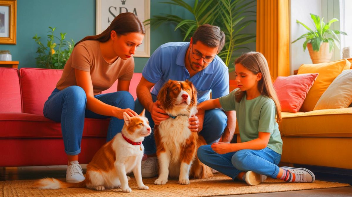 Illustration de la campagne de la SPA contre l'abandon des animaux domestiques, narrée par Gilles Lellouche. Image réalisée par IA.