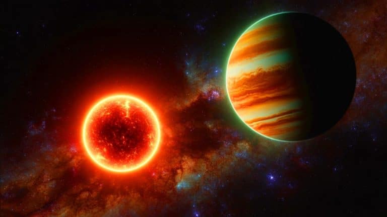 Une découverte astronomique bouleversante : cette planète gigantesque défie les lois cosmiques en orbite autour d&rsquo;une étoile minuscule, un mystère fascinant pour les scientifiques