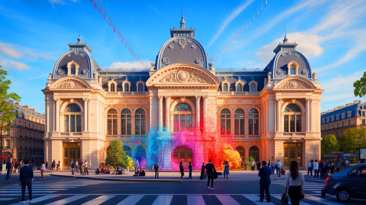 Illustration de la crise culturelle actuelle au Palais de la découverte. Image réalisée par IA.