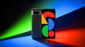 Illustration de la prochaine génération de smartphones Google Pixel 10 avec des écrans améliorés. Image réalisée par IA.