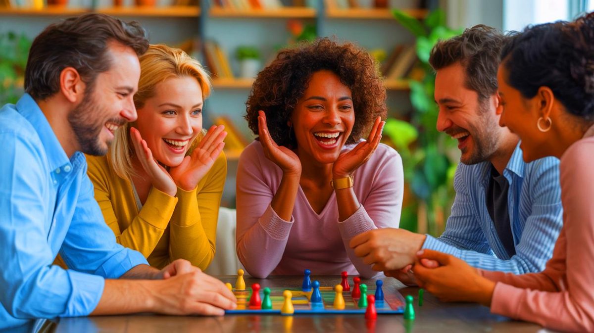 Illustration de l'exploration des émotions humaines à travers le jeu, générée par intelligence artificielle.