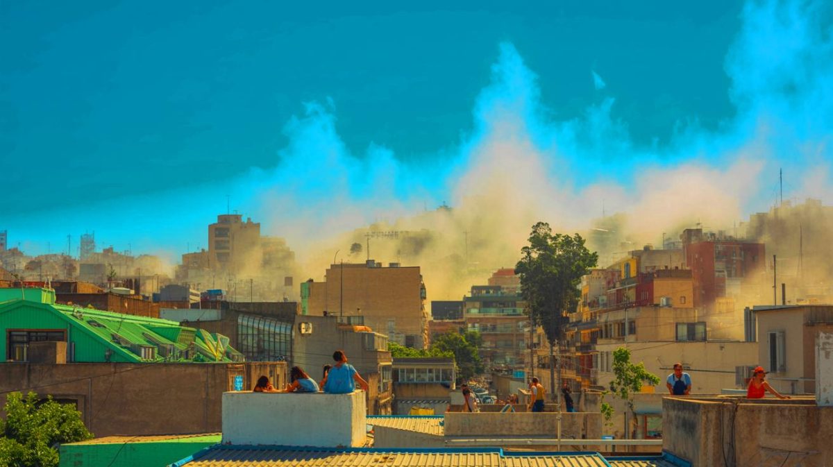 Choc thermique en pleine ville : découvrez ce phénomène inquiétant qui fait grimper les températures urbaines dépassant celles des campagnes de plusieurs degrés en été Illustration de l'effet des îlots de chaleur urbains sur les températures en ville. Image réalisée par IA.