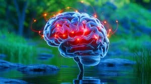 Illustration de l'exploration mentale et de l'apprentissage optimisé par le cerveau. Image réalisée par IA.