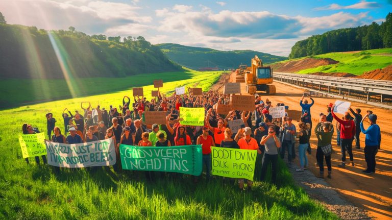 Des centaines de manifestants masqués créent une marée humaine pour défier l’autoroute A69 malgré la surveillance préfectorale accrue