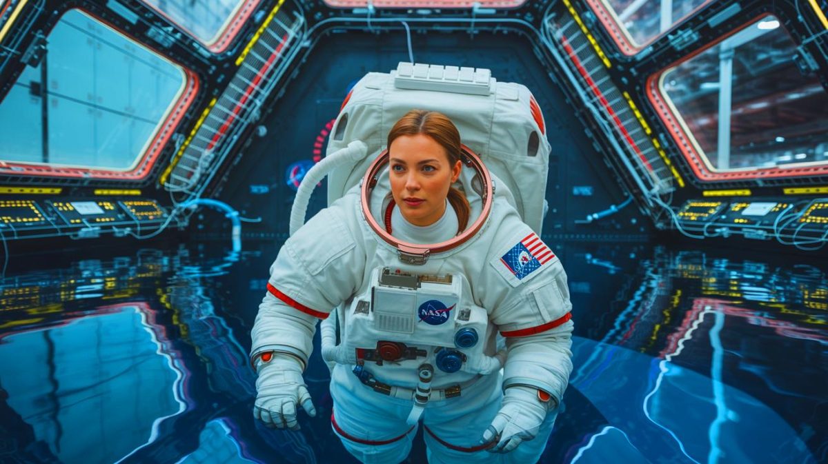 « Ils la préparent à survivre dans le vide spatial » : l’astronaute Sophie Adenot dévoile les défis colossaux de son entraînement extrême pour rejoindre les étoiles Illustration de l'astronaute Sophie Adenot en entraînement pour sa mission spatiale, générée par intelligence artificielle.