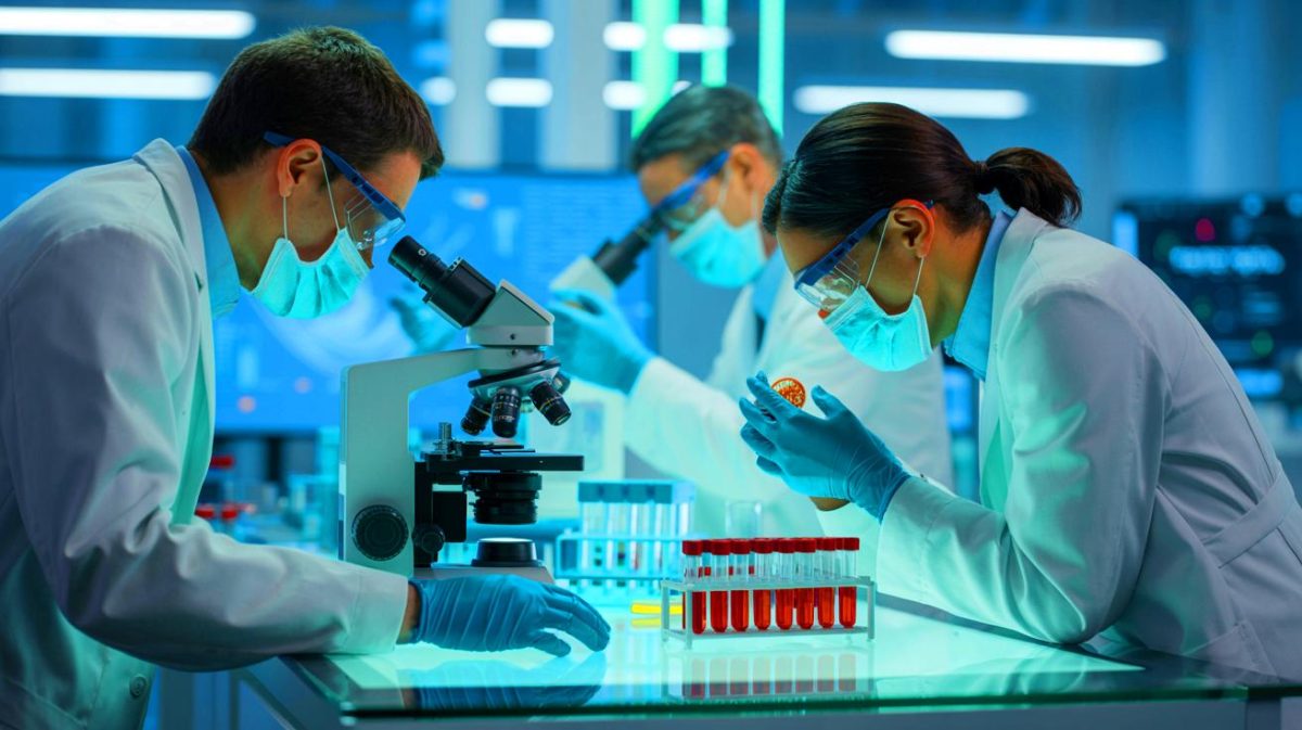 « Ils savaient tout » : le projet DEFUSE dévoile des secrets terrifiants sur l’origine présumée du Covid-19 et relance la théorie du virus échappé d’un laboratoire Illustration de l'hypothèse controversée de l'origine du Covid-19 à travers le projet DEFUSE, générée par intelligence artificielle.