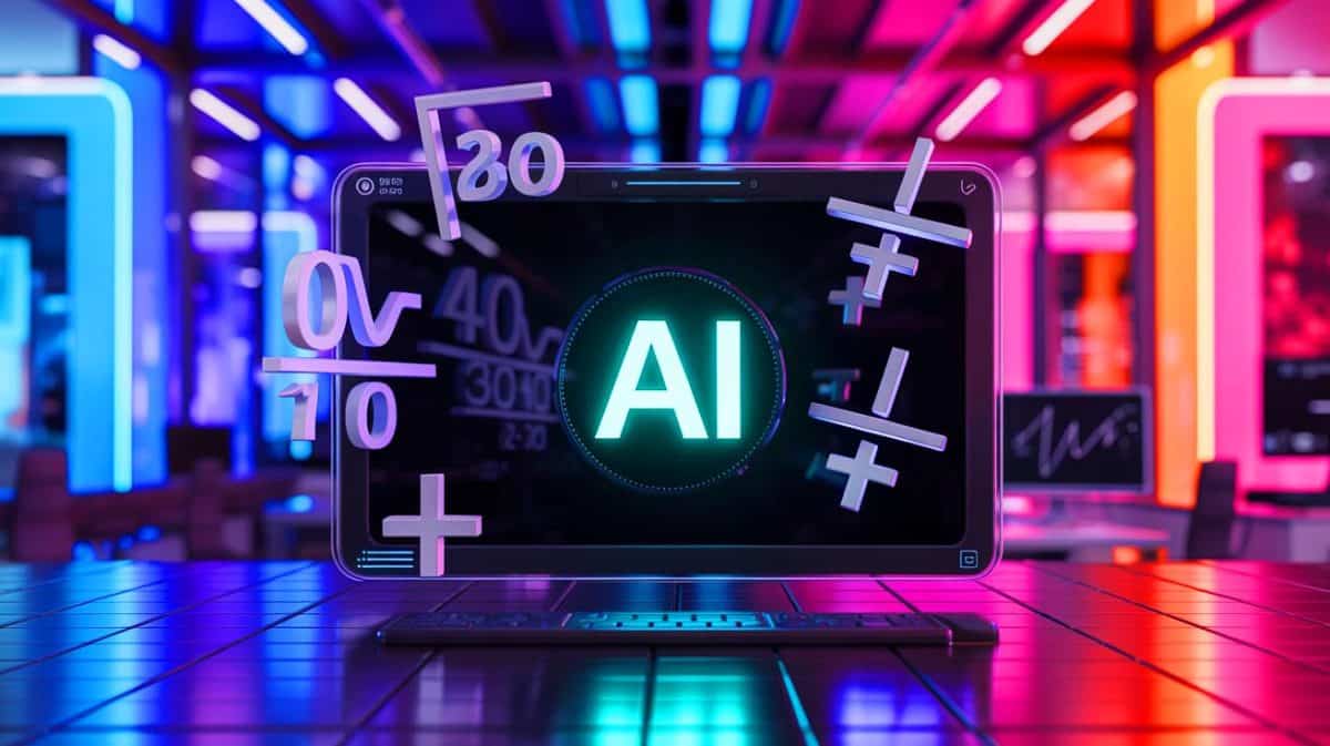 Illustration de l'incapacité de ChatGPT à effectuer des calculs mathématiques simples, générée par intelligence artificielle.