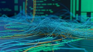 Illustration de la désillusion algorithmique du web, générée par intelligence artificielle.