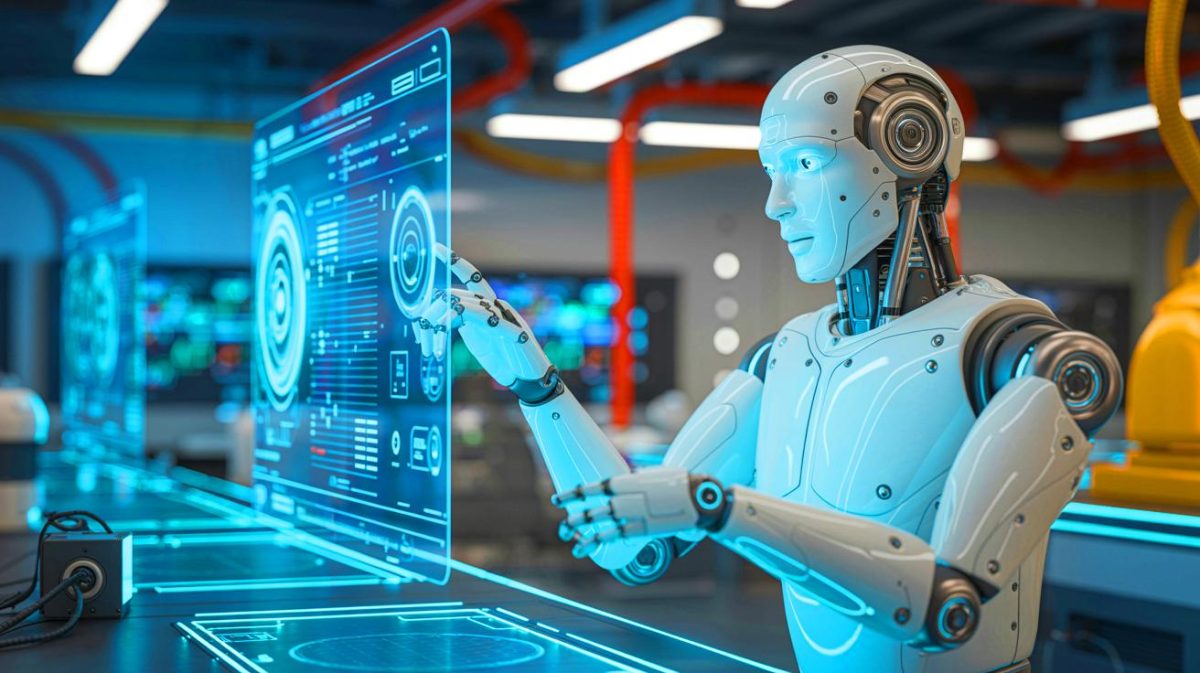 Illustration de l'intégration d'un corps physique pour améliorer la compréhension et l'interaction des intelligences artificielles.