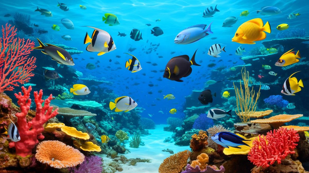 Illustration de la protection urgente des océans face aux menaces environnementales, générée par intelligence artificielle.