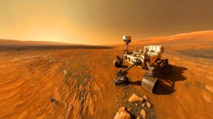 Illustration de la planète Mars présentant des fenêtres d'habitabilité courtes, créée par intelligence artificielle.