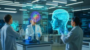 Illustration de Centaur, une intelligence artificielle capable de prédire les décisions humaines, générée par intelligence artificielle.