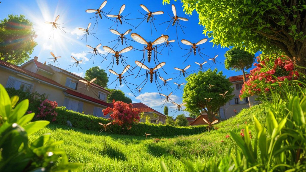 Illustration de l'épidémie de chikungunya en métropole, générée par intelligence artificielle.