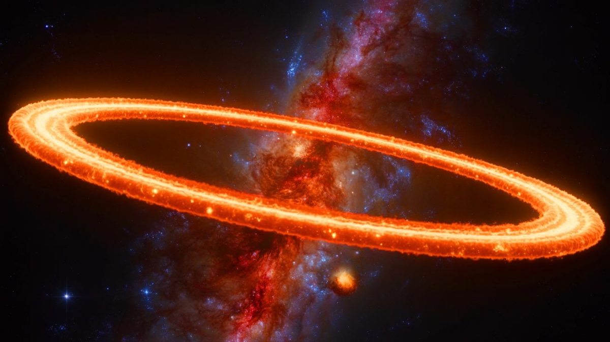 Illustration des vestiges d'une double explosion stellaire capturée par un télescope. Image réalisée par IA.